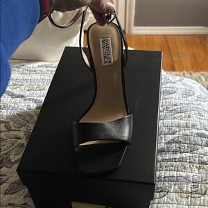 Badgley Mischka Black Stiletto Heels